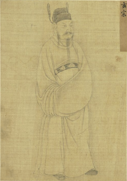唐明皇画像