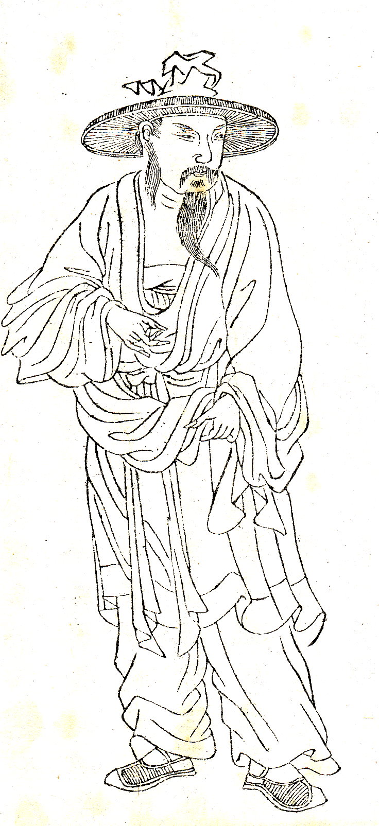 庞德公画像