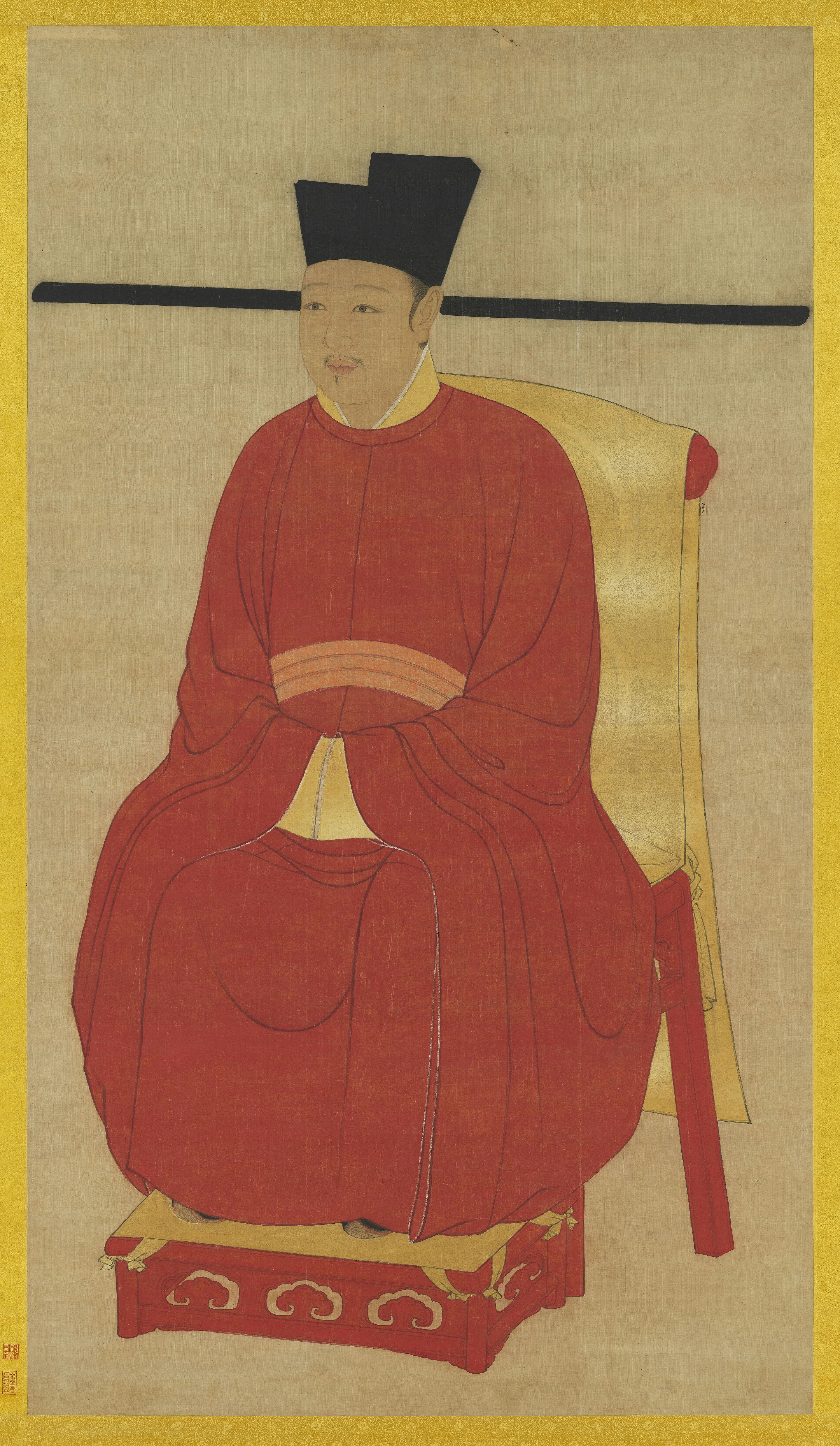 宋徽宗画像
